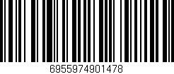 Código de barras (EAN, GTIN, SKU, ISBN): '6955974901478'