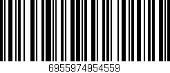 Código de barras (EAN, GTIN, SKU, ISBN): '6955974954559'