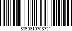 Código de barras (EAN, GTIN, SKU, ISBN): '6959613706721'