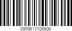 Código de barras (EAN, GTIN, SKU, ISBN): '6959613706806'