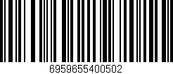 Código de barras (EAN, GTIN, SKU, ISBN): '6959655400502'
