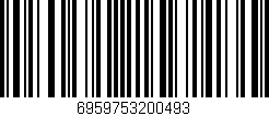 Código de barras (EAN, GTIN, SKU, ISBN): '6959753200493'