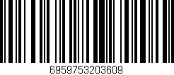 Código de barras (EAN, GTIN, SKU, ISBN): '6959753203609'