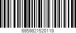 Código de barras (EAN, GTIN, SKU, ISBN): '6959821520119'