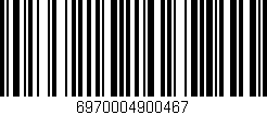 Código de barras (EAN, GTIN, SKU, ISBN): '6970004900467'