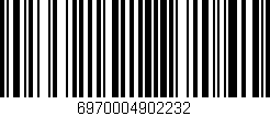 Código de barras (EAN, GTIN, SKU, ISBN): '6970004902232'