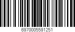 Código de barras (EAN, GTIN, SKU, ISBN): '6970005591251'