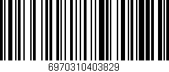 Código de barras (EAN, GTIN, SKU, ISBN): '6970310403829'