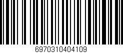 Código de barras (EAN, GTIN, SKU, ISBN): '6970310404109'