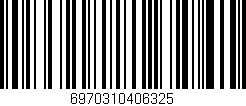 Código de barras (EAN, GTIN, SKU, ISBN): '6970310406325'