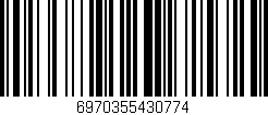 Código de barras (EAN, GTIN, SKU, ISBN): '6970355430774'