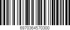 Código de barras (EAN, GTIN, SKU, ISBN): '6970364570300'