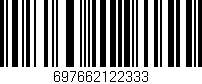 Código de barras (EAN, GTIN, SKU, ISBN): '697662122333'