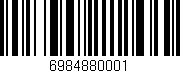 Código de barras (EAN, GTIN, SKU, ISBN): '6984880001'