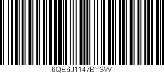 Código de barras (EAN, GTIN, SKU, ISBN): '6QE601147BYSW'