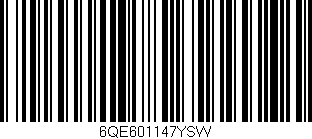 Código de barras (EAN, GTIN, SKU, ISBN): '6QE601147YSW'