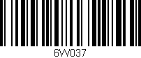 Código de barras (EAN, GTIN, SKU, ISBN): '6W037'