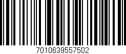 Código de barras (EAN, GTIN, SKU, ISBN): '7010639557502'