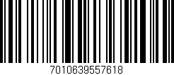Código de barras (EAN, GTIN, SKU, ISBN): '7010639557618'