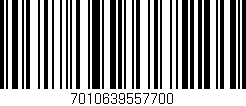 Código de barras (EAN, GTIN, SKU, ISBN): '7010639557700'