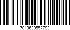 Código de barras (EAN, GTIN, SKU, ISBN): '7010639557793'