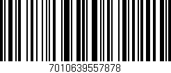 Código de barras (EAN, GTIN, SKU, ISBN): '7010639557878'