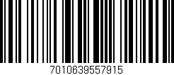 Código de barras (EAN, GTIN, SKU, ISBN): '7010639557915'