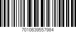Código de barras (EAN, GTIN, SKU, ISBN): '7010639557984'