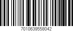 Código de barras (EAN, GTIN, SKU, ISBN): '7010639558042'