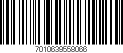 Código de barras (EAN, GTIN, SKU, ISBN): '7010639558066'