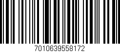 Código de barras (EAN, GTIN, SKU, ISBN): '7010639558172'