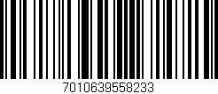 Código de barras (EAN, GTIN, SKU, ISBN): '7010639558233'