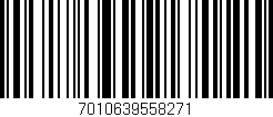 Código de barras (EAN, GTIN, SKU, ISBN): '7010639558271'