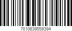 Código de barras (EAN, GTIN, SKU, ISBN): '7010639558394'