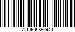 Código de barras (EAN, GTIN, SKU, ISBN): '7010639558448'
