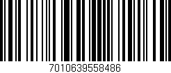 Código de barras (EAN, GTIN, SKU, ISBN): '7010639558486'