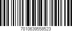 Código de barras (EAN, GTIN, SKU, ISBN): '7010639558523'