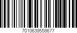 Código de barras (EAN, GTIN, SKU, ISBN): '7010639558677'