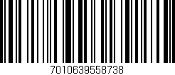 Código de barras (EAN, GTIN, SKU, ISBN): '7010639558738'