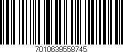 Código de barras (EAN, GTIN, SKU, ISBN): '7010639558745'