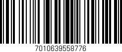 Código de barras (EAN, GTIN, SKU, ISBN): '7010639558776'