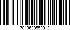 Código de barras (EAN, GTIN, SKU, ISBN): '7010639558813'