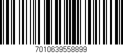 Código de barras (EAN, GTIN, SKU, ISBN): '7010639558899'