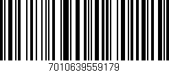 Código de barras (EAN, GTIN, SKU, ISBN): '7010639559179'
