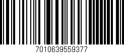 Código de barras (EAN, GTIN, SKU, ISBN): '7010639559377'