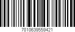 Código de barras (EAN, GTIN, SKU, ISBN): '7010639559421'