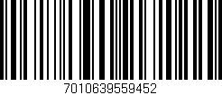 Código de barras (EAN, GTIN, SKU, ISBN): '7010639559452'