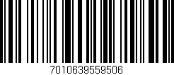 Código de barras (EAN, GTIN, SKU, ISBN): '7010639559506'