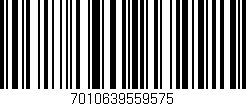 Código de barras (EAN, GTIN, SKU, ISBN): '7010639559575'