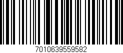 Código de barras (EAN, GTIN, SKU, ISBN): '7010639559582'